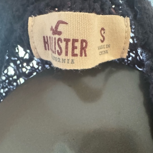 Y2K Hollister Button Up Long Navy Blue Cardigan size Small - Picture 6 of 8